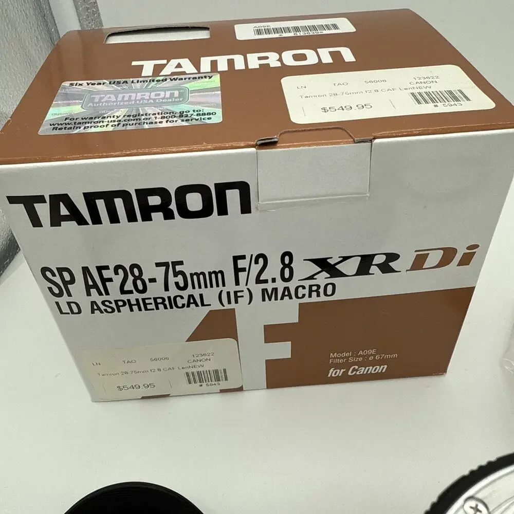 USED Tamron SP AF 28-75mm F/2.8 XR Di LD Aspherical Lens for Canon Macro